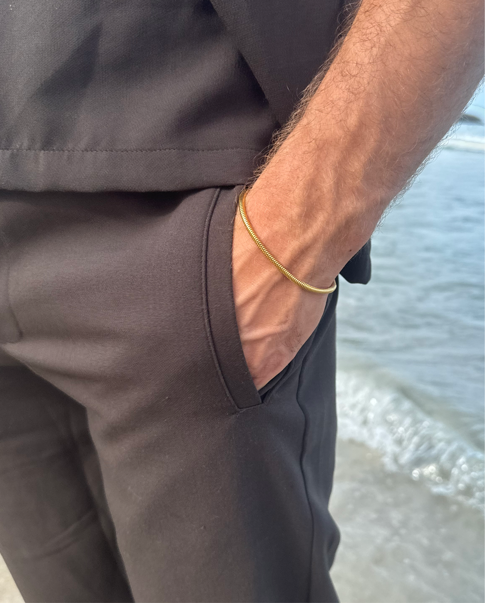 Gold Serpent Bracelet