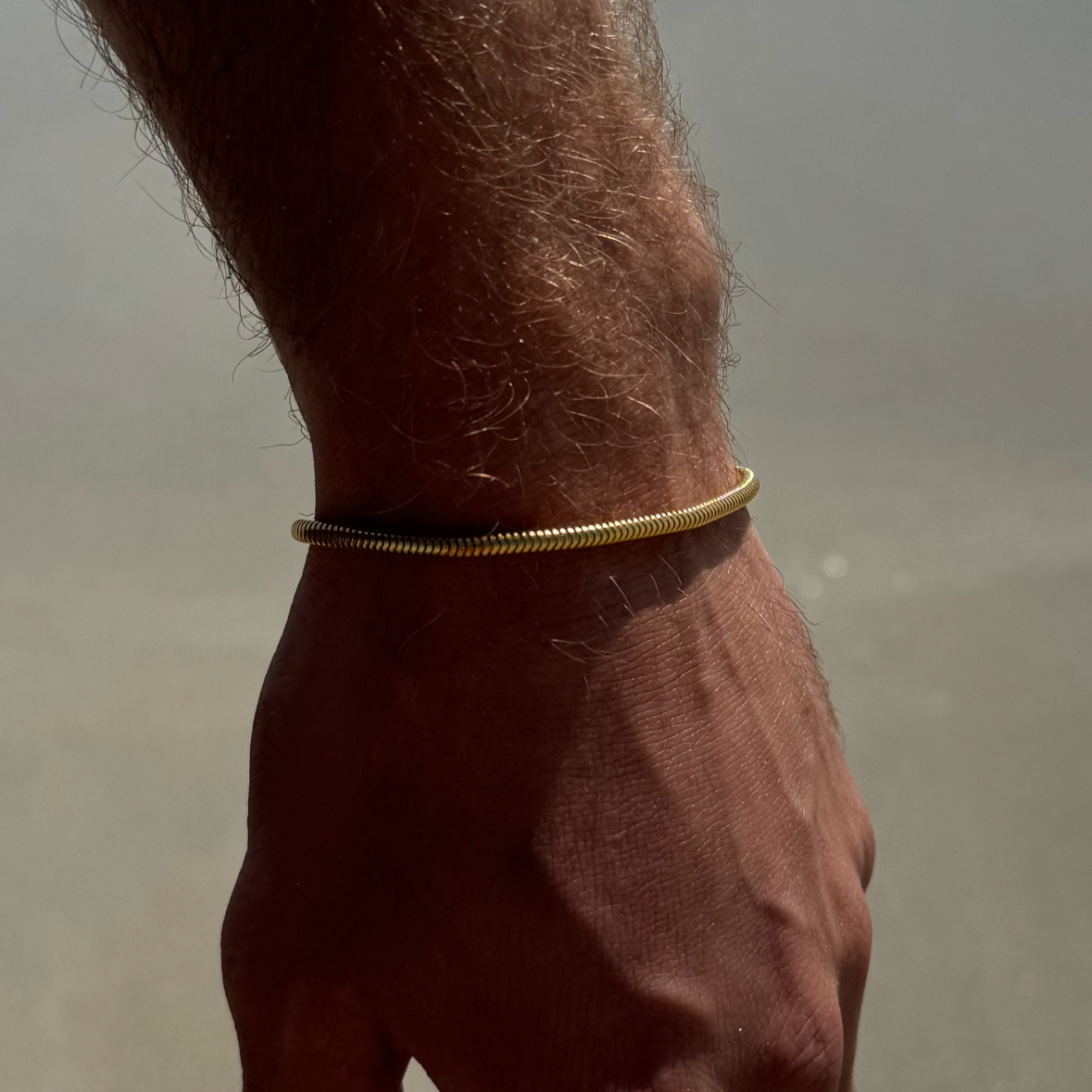 Gold Serpent Bracelet