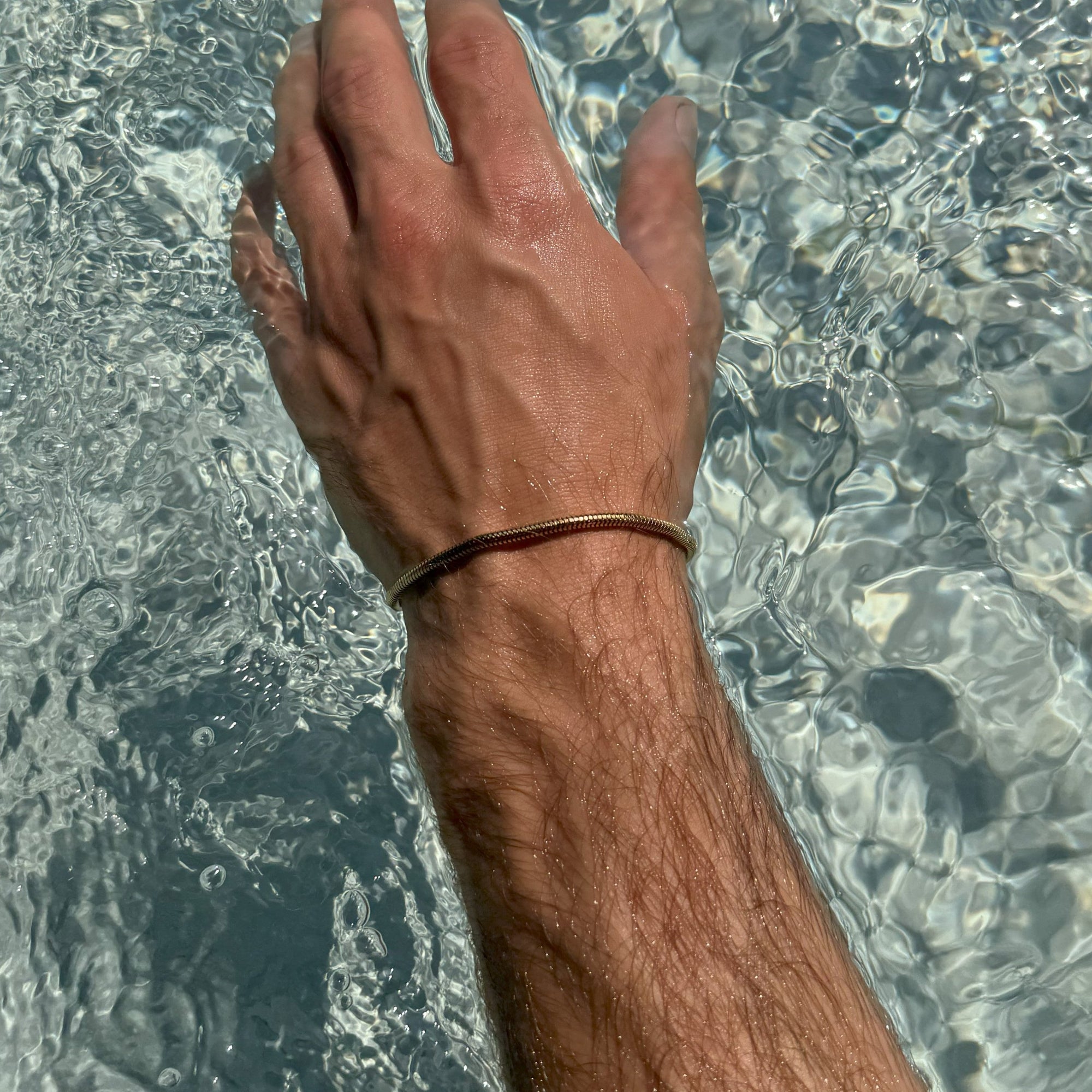 Gold Serpent Bracelet