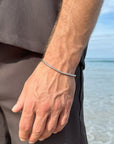 Zilveren serpent armband