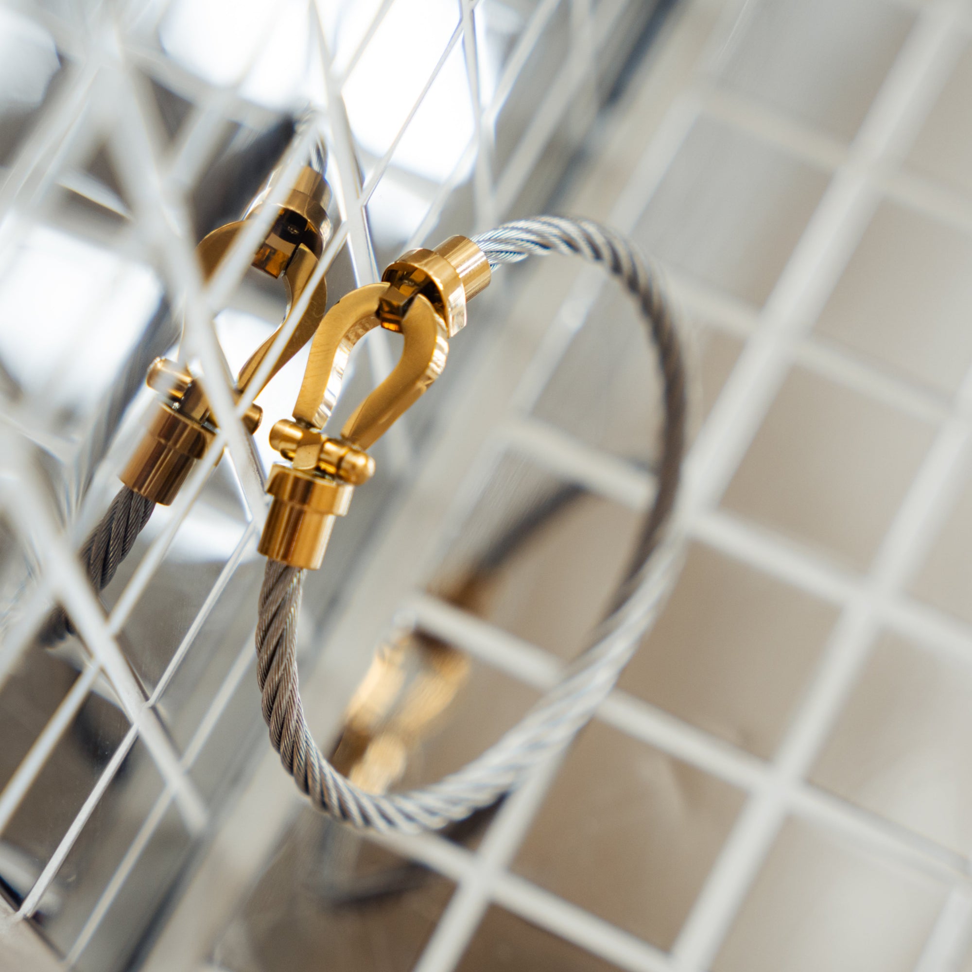 Core bracelet (silver with gold)