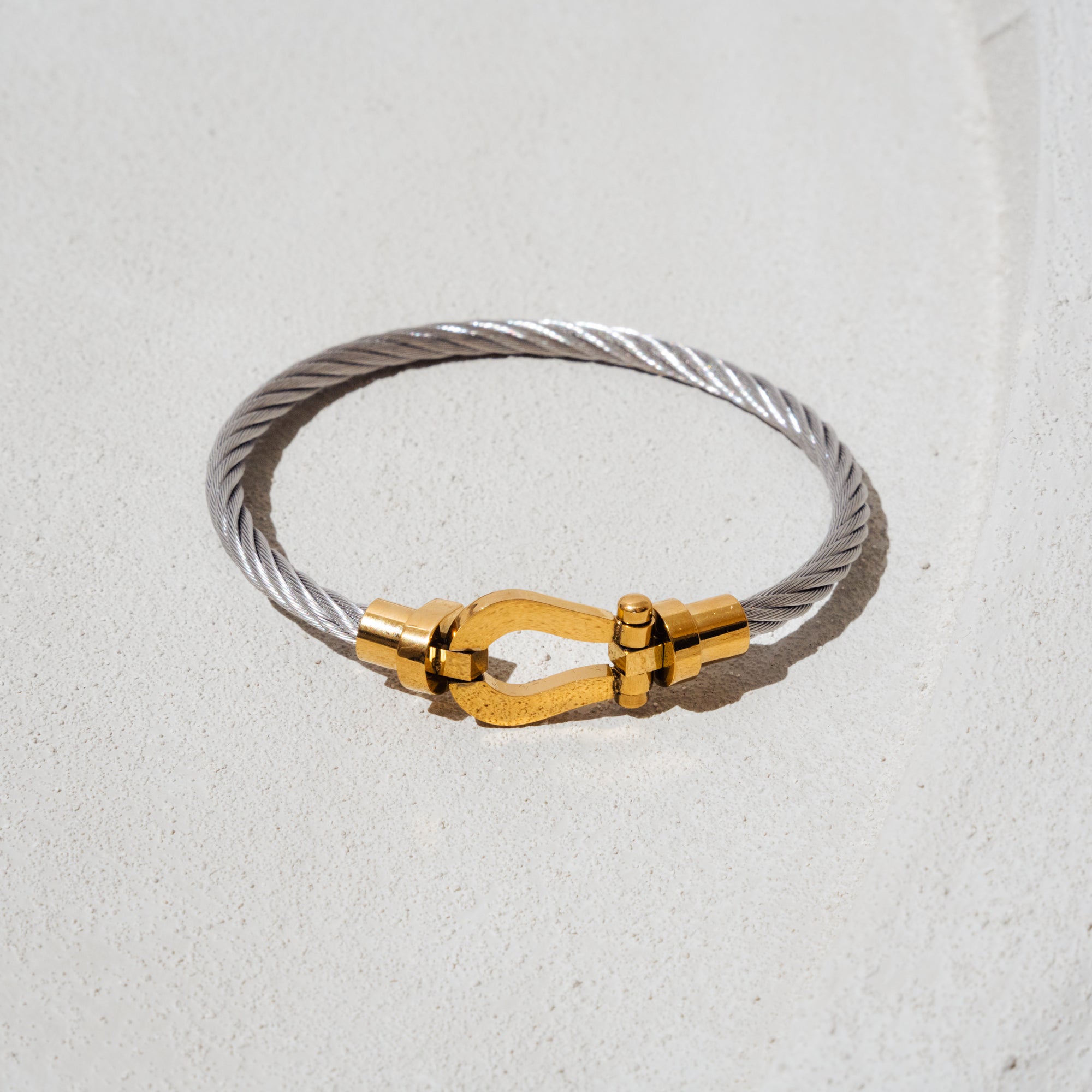 Core bracelet (silver with gold)