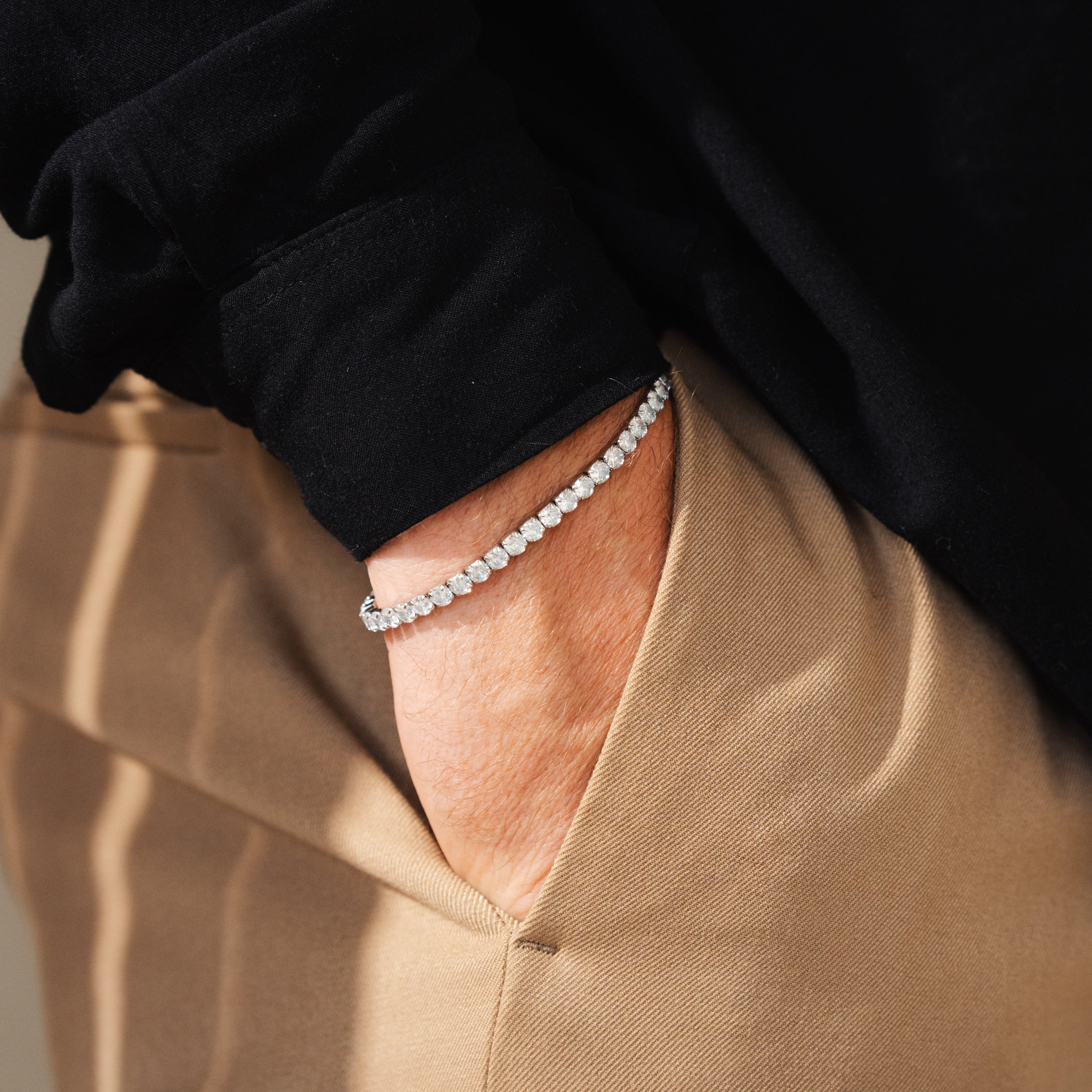【HYERES LOR】25SS★ Essence SL (W) Twinkle Tennis Bracelet HYERES LOR】25SS☆ Essence SL (W) Twinkle Tennis Bracelet