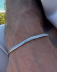 Silver Emblem Bracelet