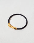 Core bracelet (black with gold)