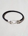 Core bracelet (black with silver)