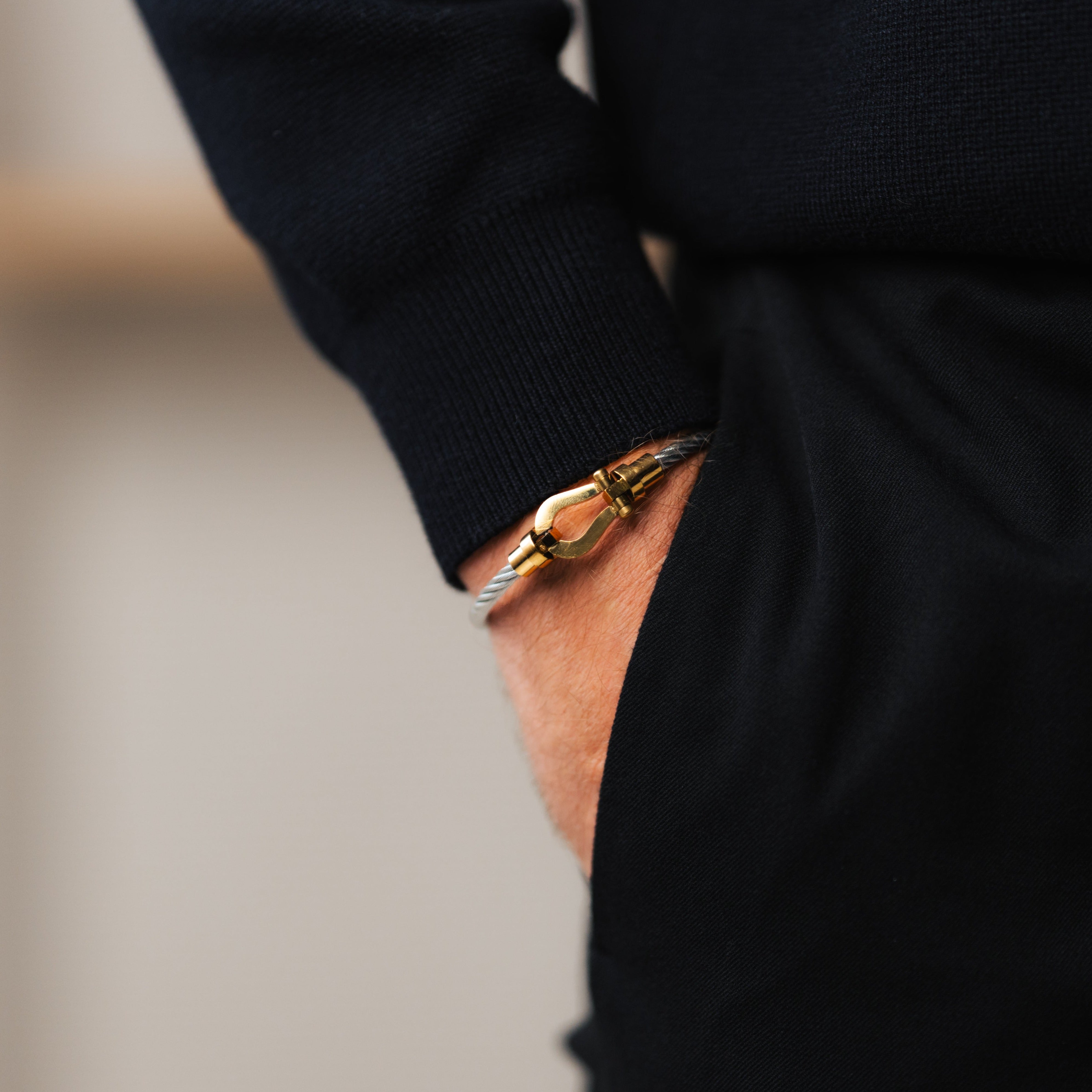 Core bracelet (silver with gold) – ESSENCEJWLR