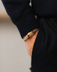 Core armband (zilver met goud)