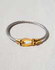Core bracelet (silver with gold)