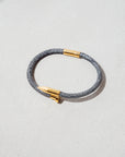 Needle bracelet (silver with gold)