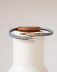 Needle bracelet (silver with silver)